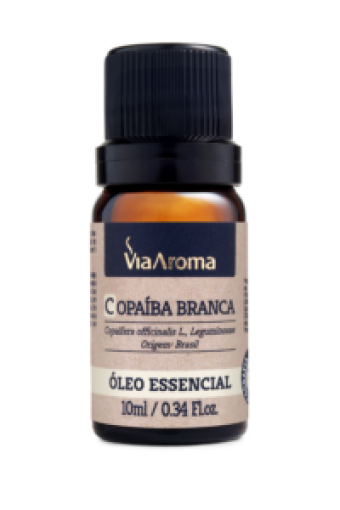 OLEO ESSENCIAL 10ML COPAIBA BRANCA- VIA AROMAS