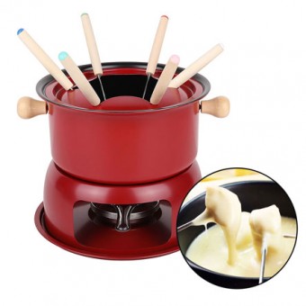 CJFN-009VM FONDUE VERMELHO 11 PECAS