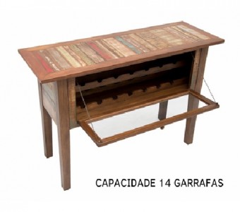 T3059 APARADOR ADÉGA 130 X 45 X 80h ( MÓVEL DE DEMOLIÇÃO )