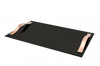 802720/PCN BANDEJA SLIM PRETA ALCAS COBRE