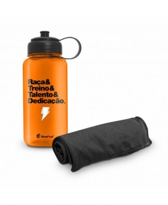 1045 GARRAFA E TOALHA FIT - RACA E TREINO