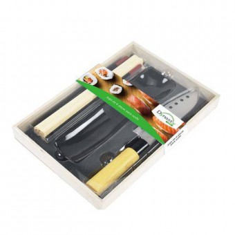 24069 Jogo de 6 pecas para sushi em bambu