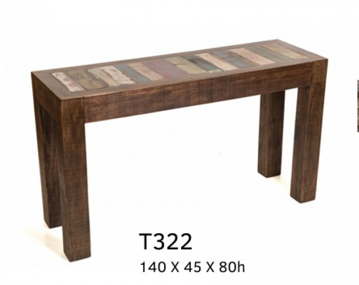 T322 APARADOR EM 45° ( MADEIRA DE DEMOLIÇÃO )
