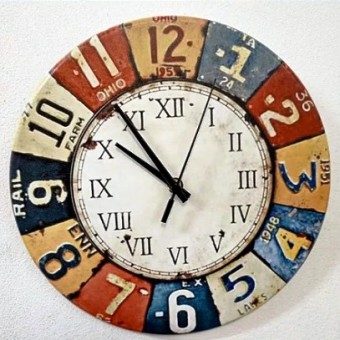 1700-049 RELOGIO RED. PLACA 28CM DIAM. 6MM