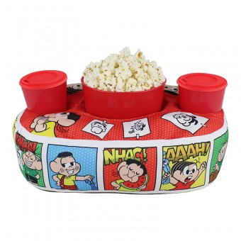 23523 ALMOFADA PORTA PIPOCA - TURMA DA MONICA QUADRINHOS