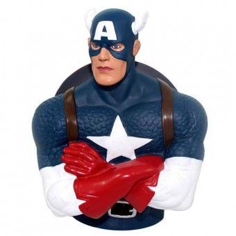 0100802210000001COFRE BUSTO CAPITAIN AMERICA.Ean :7898475611547