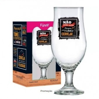 610180585 TACA 300ML FUNNY ROYAL BEER