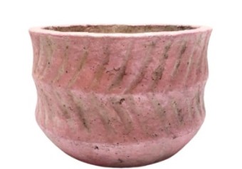 SA066 CACHEPOT DE CERAMICA ROSE