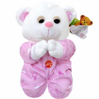 FC2506 URSO QUE REZA 25CM PEL