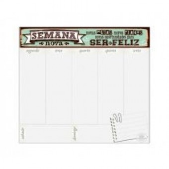 C99 PLANNER COM 52 FOLHAS - SEMANA NOVA 20X22,5