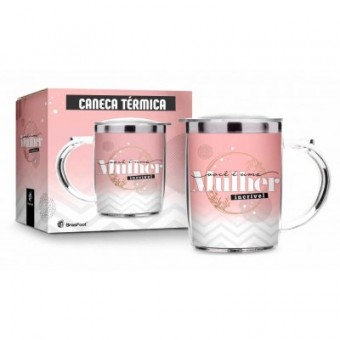 1097 CANECA PLASTICA INOX SW - MULHER INCRIVEL
