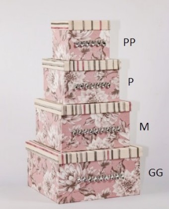 109.1871 M CAIXA TAMPA E FUNDO QUADRADA TECIDO DECORADO 111