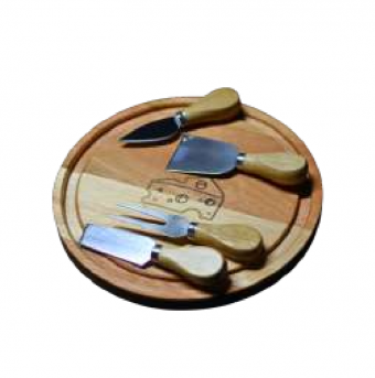 291 KIT TÁBUA REDONDA PQ PERSO. COM GARFINHOS DE PETISCO