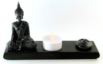 47-505	Incensário e Porta Vela Buda 8x11x5cm