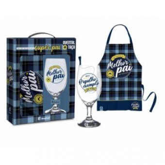 12025 TACA + AVENTAL - MELHOR PAI DO MUNDO