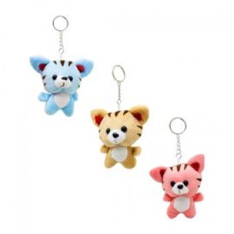 F6600006 CHAVEIRO GATO 9CM PEL