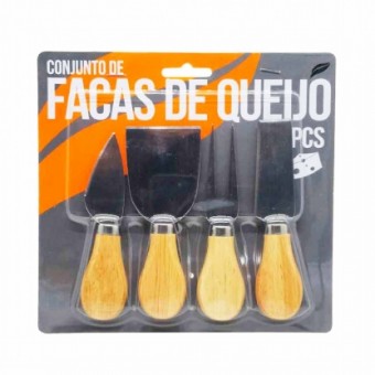 3976 KIT FACA QUEIJO 4PC