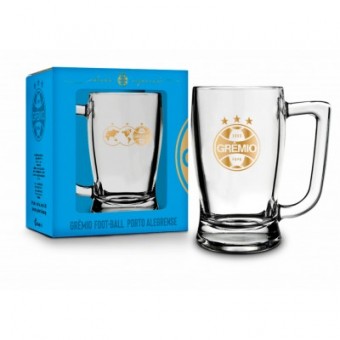 2893 CANECA VIDRO 340 TABERNA SERIE OURO - GREMIO