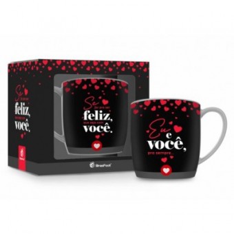 11343 CANECA PORCELANA URBAN 360ML - EU E VOCE PRA SEMPRE