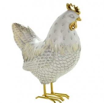 239-214 galinha decorativa