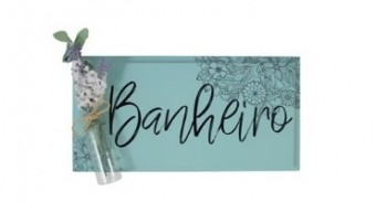 P17942 QUADRO COM TUBETE BANHEIRO 13,5X26