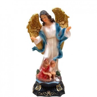 K27056-1 ANJO DA GUARDA AZUL 20 CM/24