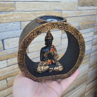 191036 INCENSARIO/PORTA VELA CABECA DE BUDA/GANESH/SIDARTA