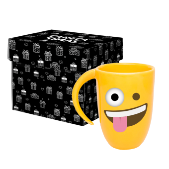 16622 CANECA FALL AMARELA - EMOJI BIZARRO