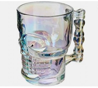 7412 caneca chopp 510ml caveira transp