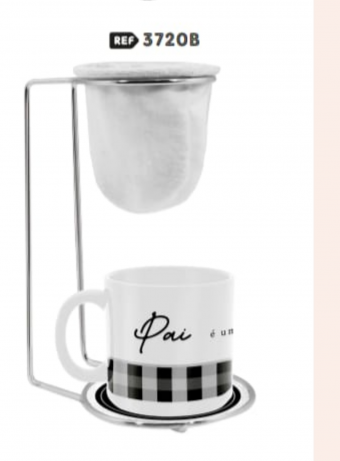 3053720B KIT CAFE PORCELANA 100ML BRANCA PAI VALE POR MIL