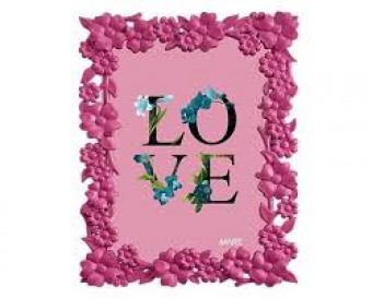 5510 - PORTA-RETRATO ROSA 13X18