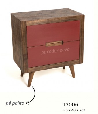 T3006 CÔMODA CRIADO MUDO 70X40X70 ALT