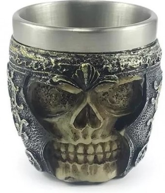 Cz03 copo medieval caveira