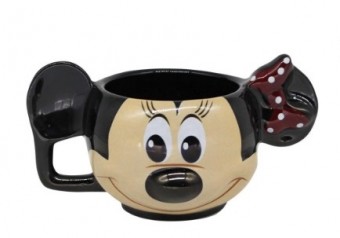 10024200 CANECA FORMATO 300ML 3D MINNIE VINTAGE   :SEM GTIN