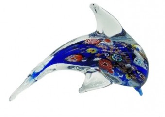 26109 ENFEITE DE VIDRO GOLFINHO