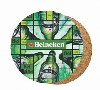 1880-C024 SUP P/ COPOS COMPENSADO DIGITAL HEINEKEN HEI HEI HEI 9,7CM DIÃMETRO