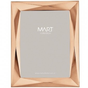 08094 - PORTA-RETRATO ROSE GOLD EM METAL - 10X15