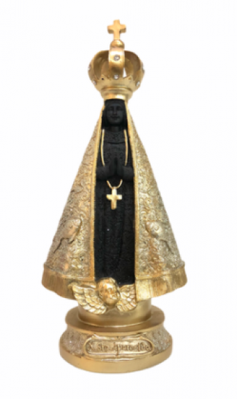 Rb22808-2 nsa sra aparecida peixe dour/pret /144*