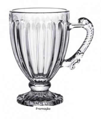 1382 XICARA CHA CRISTAL 200ML