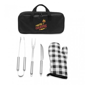 LY2313 KIT CHURRASCO MALETA PARTIU CHURRAS