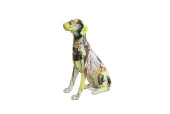 Dl-014 estatueta colorida cachorro