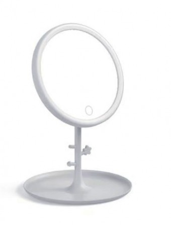 Es200701 espelho mesa bandeja luz led