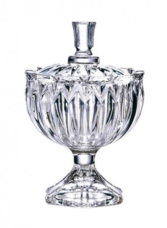 23345 BOMBONIERE DE CRISTAL ECOLOGICO COM PE 14,5 CM