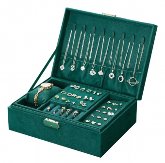 AG4875 porta jóias 2 divisórias