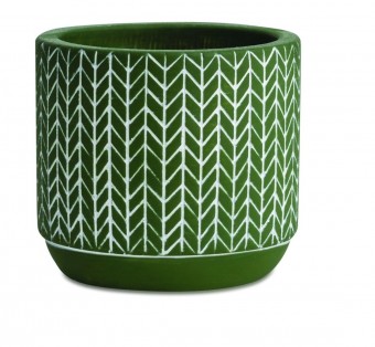 10440-3 CACHEPOT OLIVA EM CIMENTO