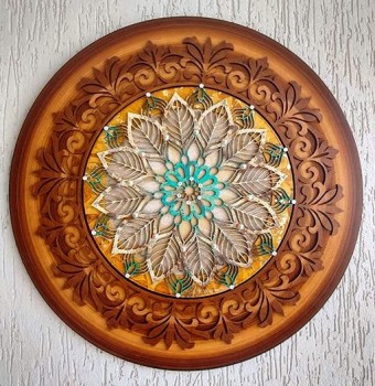 of106 MANDALA GAYA TURQUESA 30   50CM