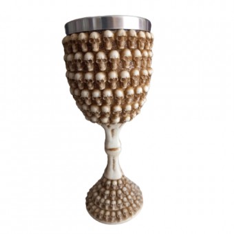 CZ-002 TACA DE INOX, COM REVESTIMENTO E PE DE RESINA