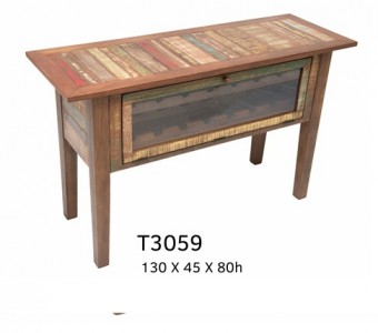 T3059 APARADOR ADÉGA 130 X 45 X 80h ( MÓVEL DE DEMOLIÇÃO )