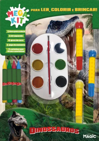 04804 LIVRO MEGA KIT DINOSSAUROS