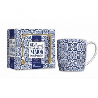 2984 CANECA PORCELANA URBAN 360ML - SEJA INSPIRACAO